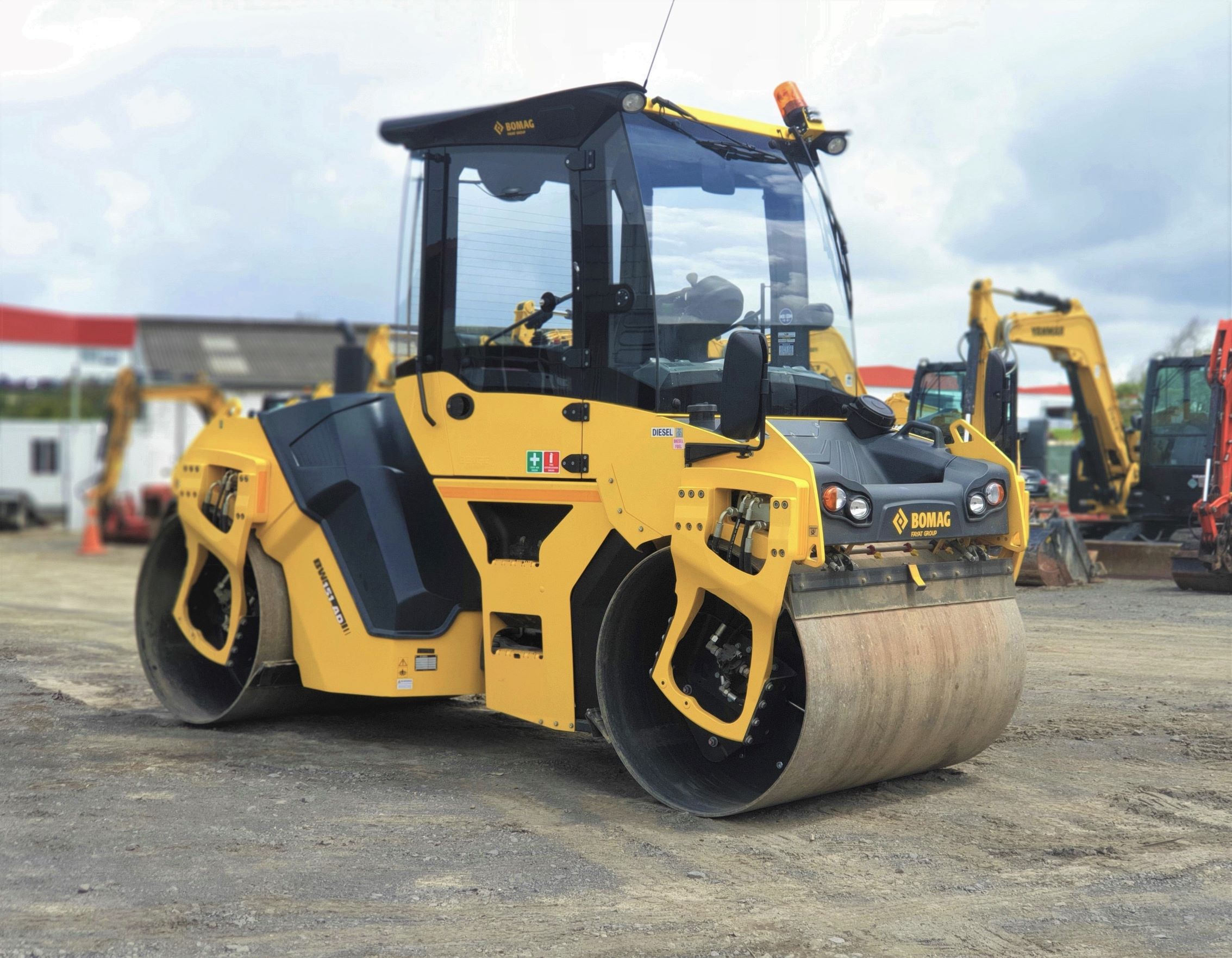 7T Bomag BW151 AD-50 Double Drum Roller