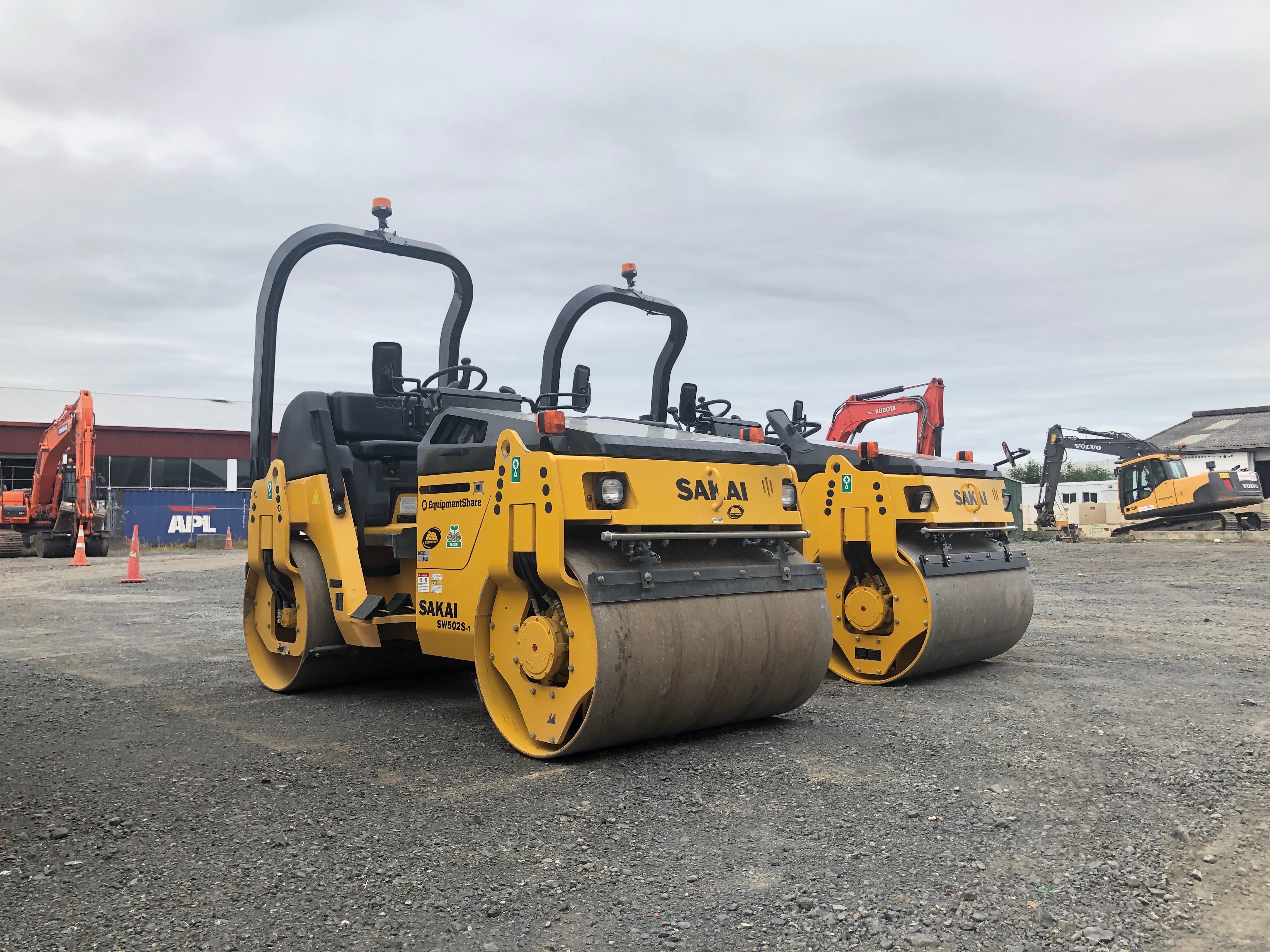 4.5T Double Drum Roller for hire in Auckland