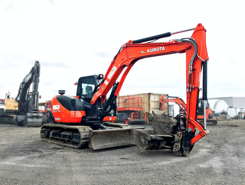 8T Excavator - Kubota KX080-3