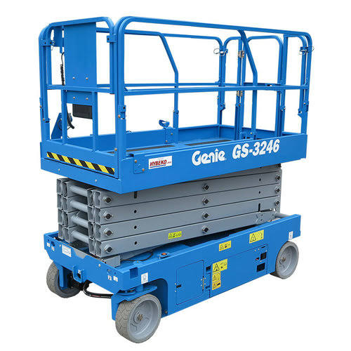 12m Electric Scissor Lift for hire in Auckland