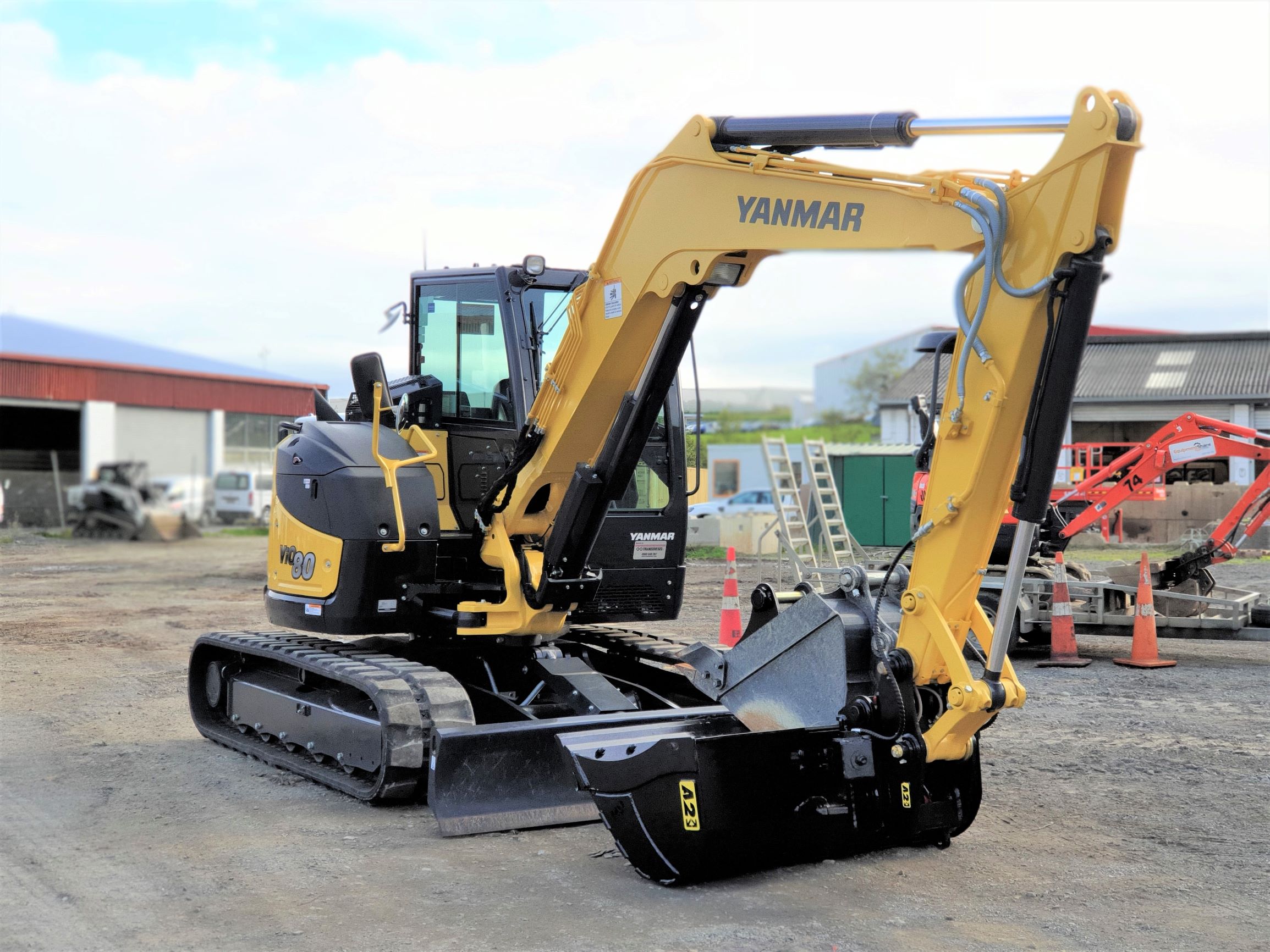 8T Excavator for hire in Auckland