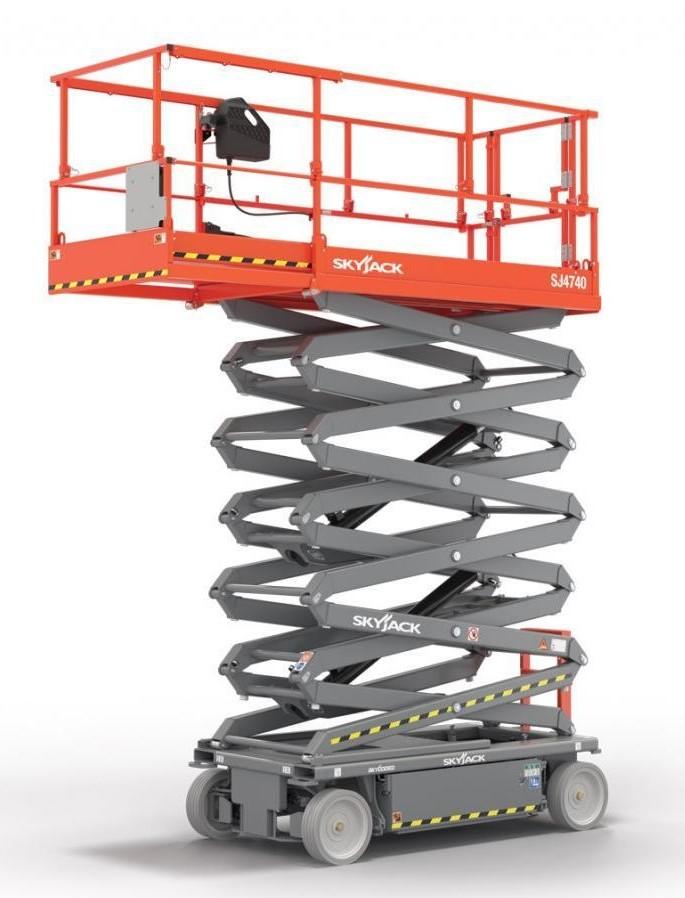 14m Electric Scissor Lift for hire in Auckland